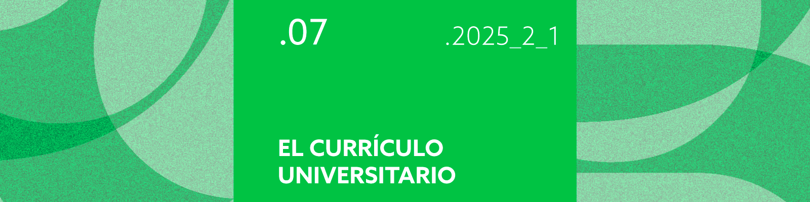 07. El Currículo Universitario (2025_2_1)